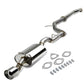 2012-2015 Honda Civic OE Style Catback Exhaust - Stainless Steel