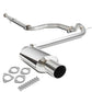 88-91 Honda Civic 4-Door OEM Style Catback Exhaust Stainless Steel