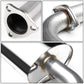 88-91 Honda Civic 4-Door OEM Style Catback Exhaust Stainless Steel