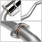 2005-2010 Scion tC Catback Exhaust Stainless Steel Single Burnt Tip