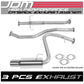 05-10 Scion tC Single Rolled Tip Catback Exhaust Stainless Steel