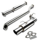 93-97 Toyota Corolla Single Tip Catback Exhaust Stainless Steel