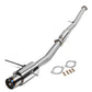 2002-2007 Subaru WRX STI Catback Exhaust Single Burnt Tip Stainless Steel