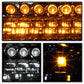 SPYDER Xtune Chevy Silverado 99-02 LED Amber Bumper Lights Chrome CBL-CS99-LED-E 5014573