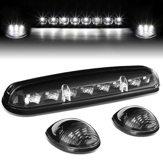 2002-2007 Chevrolet Silverado / GMC Sierra Cab Light - Black Housing / White LED