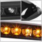 02-07 Chevy Silverado / GMC Sierra Cab Light Black Housing Amber LED