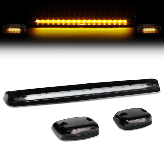 07-14 Chevrolet Silverado / GMC Sierra Cab Light - Black Housing / Amber LED