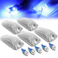 88-02 Chevrolet Silverado / GMC Sierra Chrome Housing Blue LED Cab Light