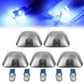 88-02 Chevrolet Silverado / GMC Sierra Chrome Housing Blue LED Cab Light
