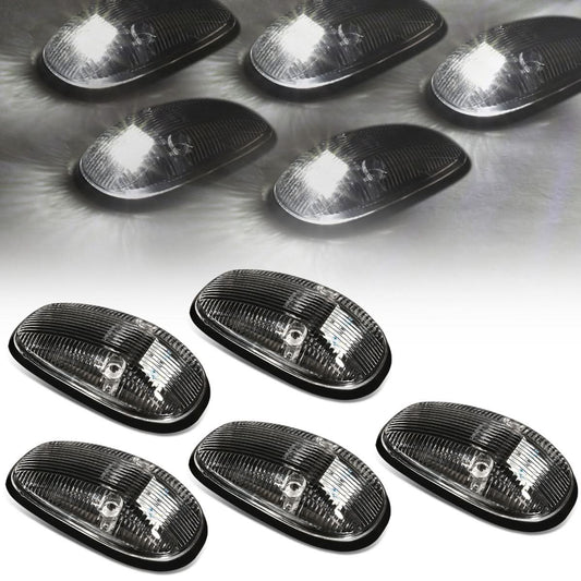1999-2002 Dodge Ram 2500/3500 Cab Light - Black Housing White LED