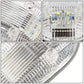 99-02 Dodge Ram 2500/3500 Chrome Housing White LED Cab Light