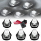 1980-1996 Ford Super Duty Chrome Housing White LED Cab Light