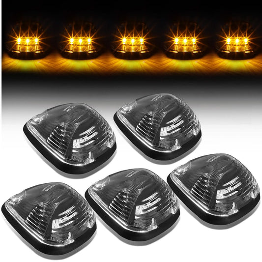 99-15 Ford Super Duty Black Housing Amber LED Cab Light