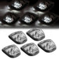 99-15 Ford Super Duty Chrome Housing White LED Cab Light