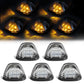 99-15 Ford Super Duty Chrome Housing Amber LED Cab Light