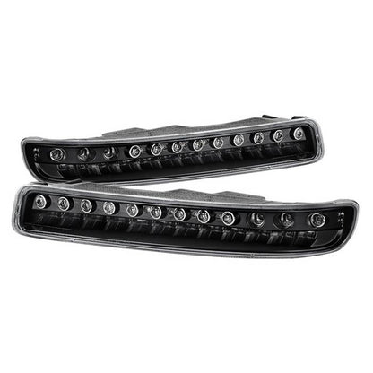SPYDER Xtune GMC Sierra 99-06 Full LED Bumper Lights Black CBL-JH-GS99-LED-BK 9027147