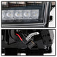 Spyder Jeep Wrangler 2018-2019 (Halogen Model Only) LED Front Bumper Lights - Seq. Signal - Black 5086785