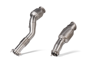 Akrapovic stainless Downpipe set catted BMW G8x m2/m3/m4