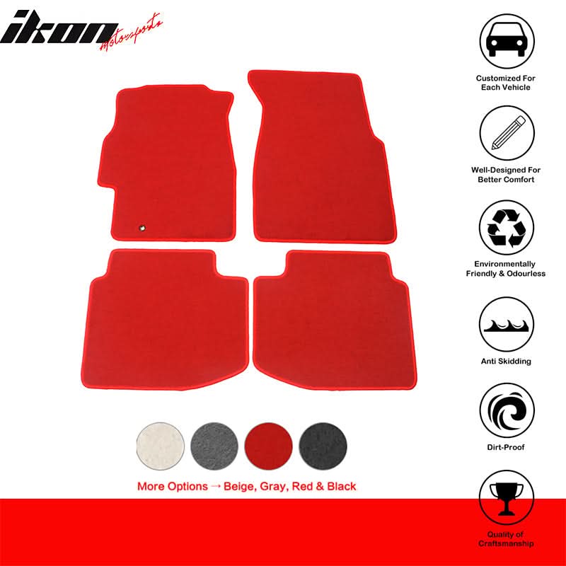 1996-2000 Honda Civic 2Dr 3Dr 4Dr Floor Mat Carpet Nylon