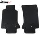 Car Floor Mat for 1997-2004 Chevy Corvette Black Carpet 2PC Nylon