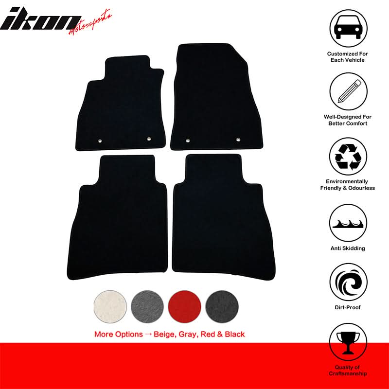 2013-2018 Nissan Sentra Car Floor Mats Carpet 4PC Nylon