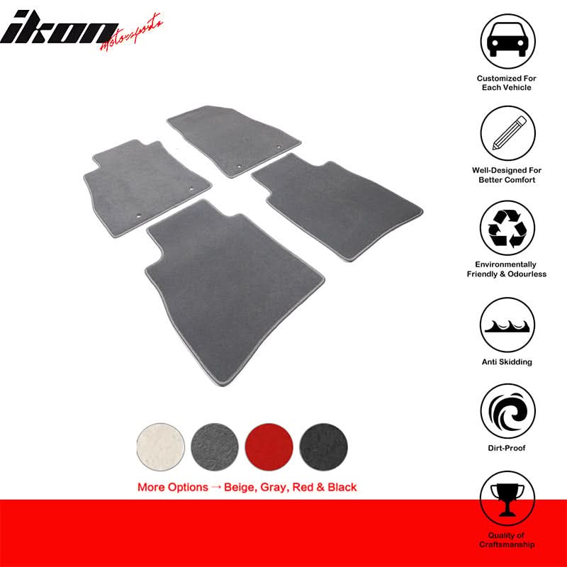 2013-2018 Nissan Sentra Car Floor Mats Carpet 4PC Nylon