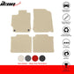 2012-2017 Toyota Camry Car Floor Mats Carpet 4PC Nylon & Latex Rubber