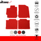 2012-2017 Toyota Camry Car Floor Mats Carpet 4PC Nylon & Latex Rubber