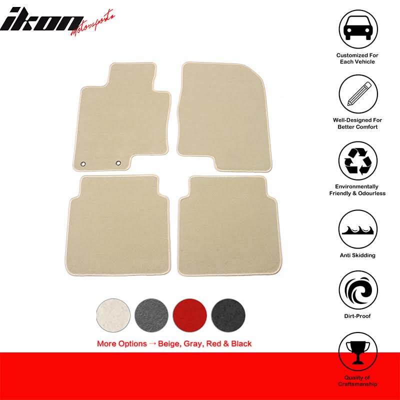 2011-2015 Kia Optima Car Floor Mats Carpet 4PC Nylon