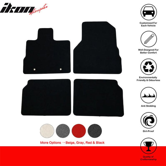 2010-2017 Chevrolet Equinox Car Floor Mats Carpet 4PC Nylon