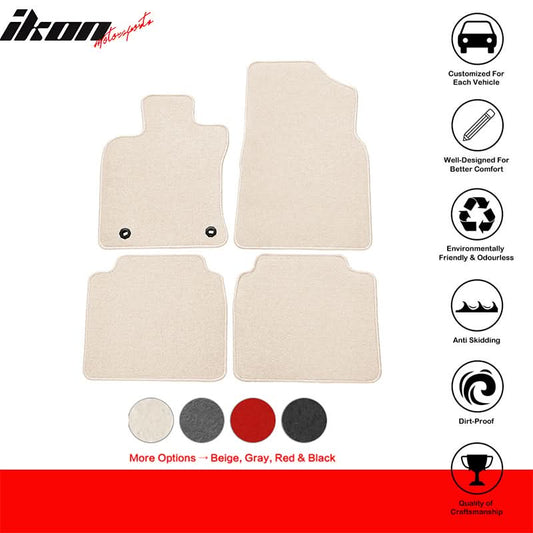 2019-2025 Lexus ES300H ES350 Car Floor Mats Carpet 4PC Nylon