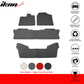 2016-2023 Honda Pilot Nylon Floor Mats Liner Front Rear Carpets