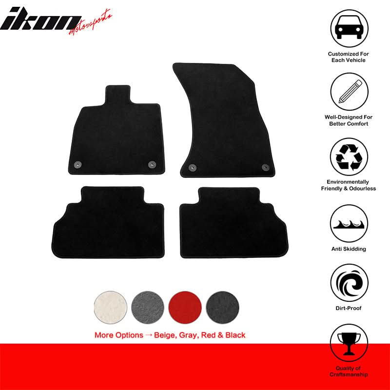 2018-2023 Audi Q5 4PCS Front Rear Car Floor Mats Carpet Nylon