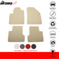 2014-2023 Jeep Cherokee 4DR OE Front Rear Floor Mat Carpet Nylon