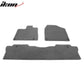 2017-2024 Honda Ridgeline OE Gray Front Rear Floor Mat Carpet Nylon