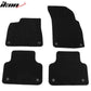 2017-2025 Audi Q7 SQ7&2019-2024 Q8 SQ8 RSQ8 4PC Black Floor Mats Nylon
