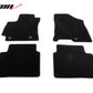 2024-2025 Hyundai Kona Gas Black Front Rear Floor Mats Nylon 4PCS