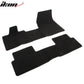 2014-2021 BMW i3 i3s OE Black Front Rear Floor Mats Carpets Nylon 2PCS