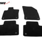 2019-2025 Volvo S60 / V60 / V60 Cross Country Black Floor Mats Nylon