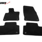 2019-2025 Volvo S60 / V60 / V60 Cross Country Black Floor Mats Nylon