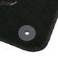 2013-2024 Porsche 718 Cayman & Boxster Black Floor Mats Nylon 2PCS