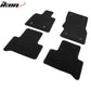 2018-2025 Alfa Romeo Stelvio Black Front Rear Floor Mats Nylon 4PCS