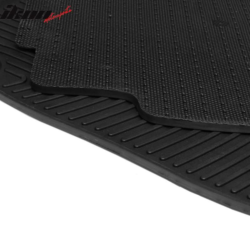 Car Floor Mat for 2012-2017 Toyota Camry Heavy Duty Black 5PC Latex