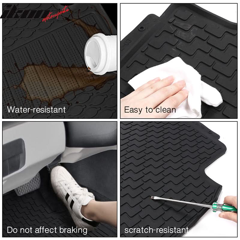 2007-2014 Toyota FJ Cruiser Floor Mats Latex 5PC