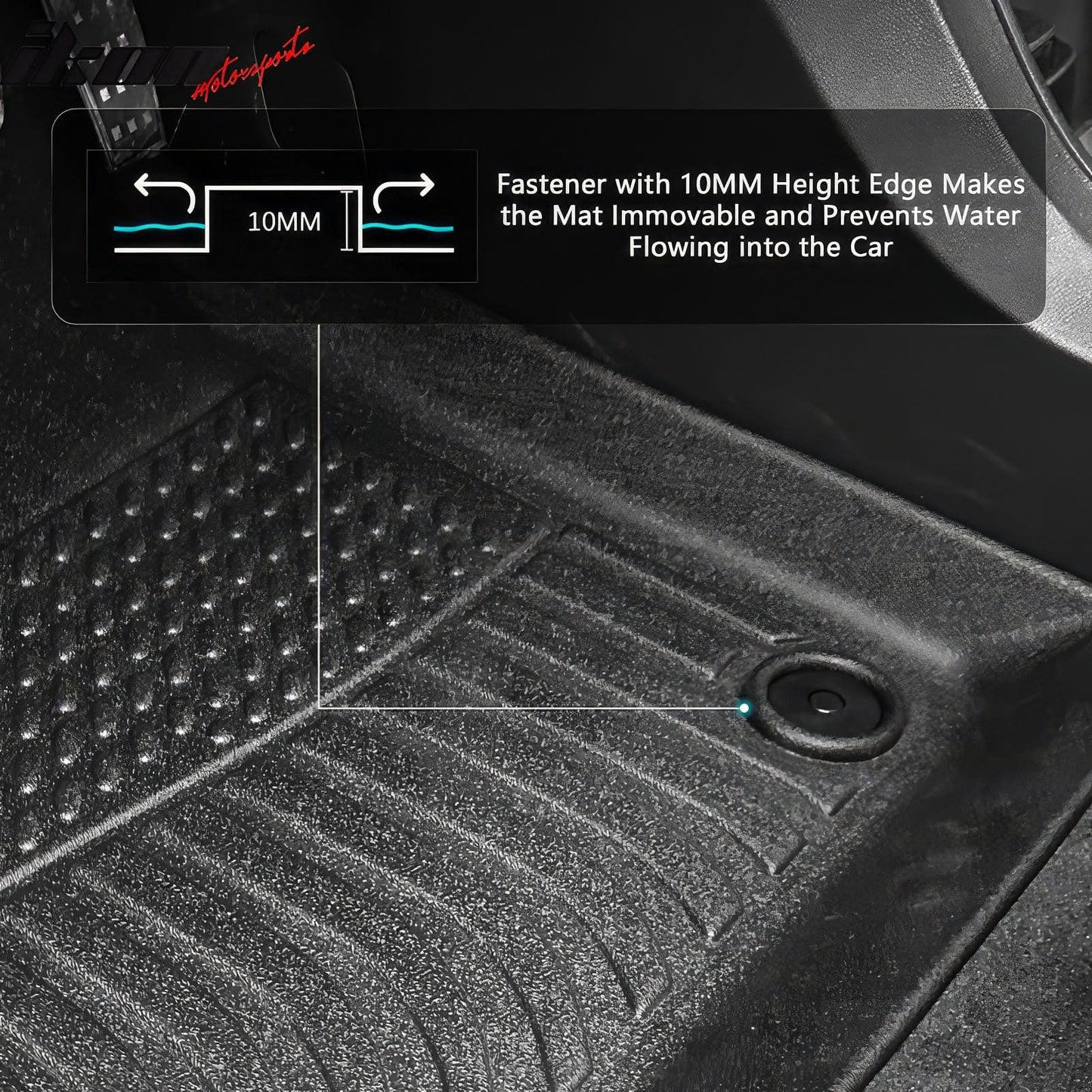 2021-024 Chevy Suburban GMC Yukon XL 8-Seat Floor Mats 3D TPE 3PCS
