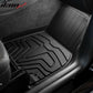 2020-2024 Tesla Model Y Floor Mats 3D TPE All Weather 3PC Set Carpets