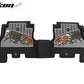 2018-2025 Jeep Wrangler JL Unlimited 4Dr Floor Mats Black Gray TPE