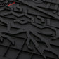 2018-2025 Jeep Wrangler JL Unlimited 4Dr Floor Mats Black Gray TPE