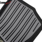 2018-2025 Jeep Wrangler JL Unlimited 4Dr Floor Mats Black Gray TPE
