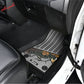 2018-2025 Jeep Wrangler JL Unlimited 4Dr Floor Mats Black Gray TPE